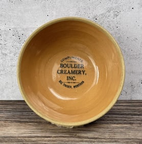 Big Timber Montana Advertising Mixing Bowl