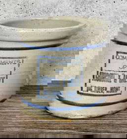 Red Wing Stoneware Montana Advertising Beater Jar