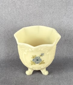 Fenton Glass Blue Dogwoods Custard Nut Dish
