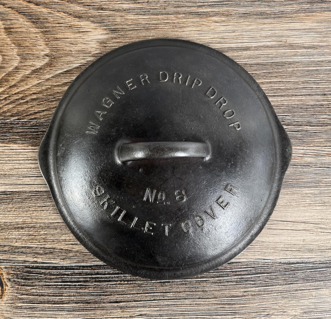 Wagner No 8 Drip Drop Skillet Cover Lid 1068E (1 of 4)