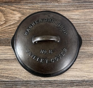 Wagner No 8 Drip Drop Skillet Cover Lid 1068