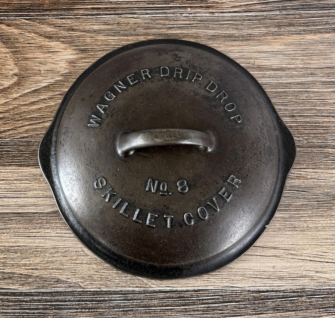 Wagner No 8 Drip Drop Skillet Cover Lid 1068 (1 of 4)