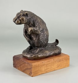 Bill Ohrmann Montana Beaver Bronze