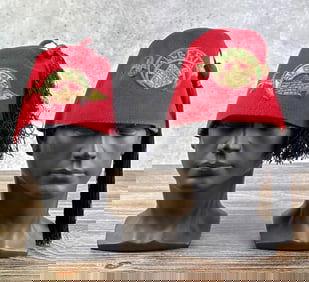 Shiners Algeria Metal Thread Felt Fez Hats