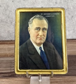 FDR St Anthony & Dakota Lumber Yard Sign Montana