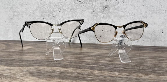 1950s Gold Filled Cat Eye Glasses