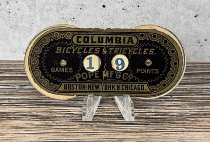Columbia Bicycles & Tricycles Baseball Score Card