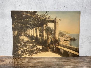 Carlo Brogi Contorni Di Napoli Hand Tinted Photo