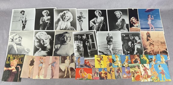 Collection Of Marylin Monroe Photos & Pin Up Cards
