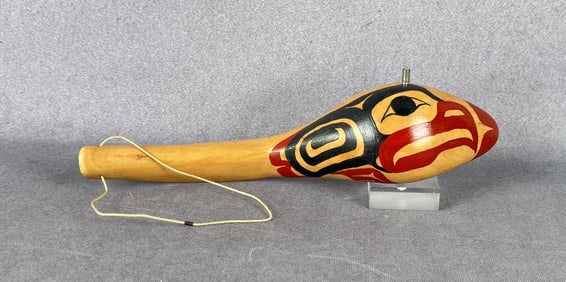 Northwest Coast Haida Carved Wood Spoon