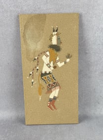 Jim Peters Navajo Yei be Chai Sand Painting