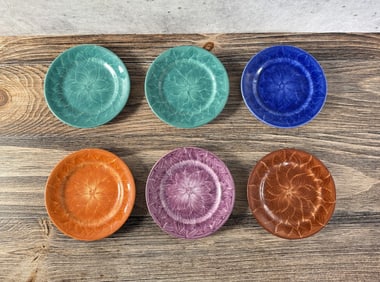 Wallace China Dahlia Matthews & Kerr Plates