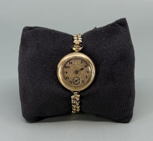 WWI WW1 Converted Olga Gold Filled Pocket Watch