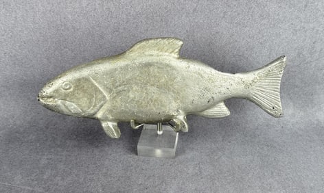 Cast Aluminum Fish Sculpture