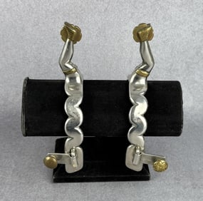Fancy Lady Leg Montana Cowboy Spurs