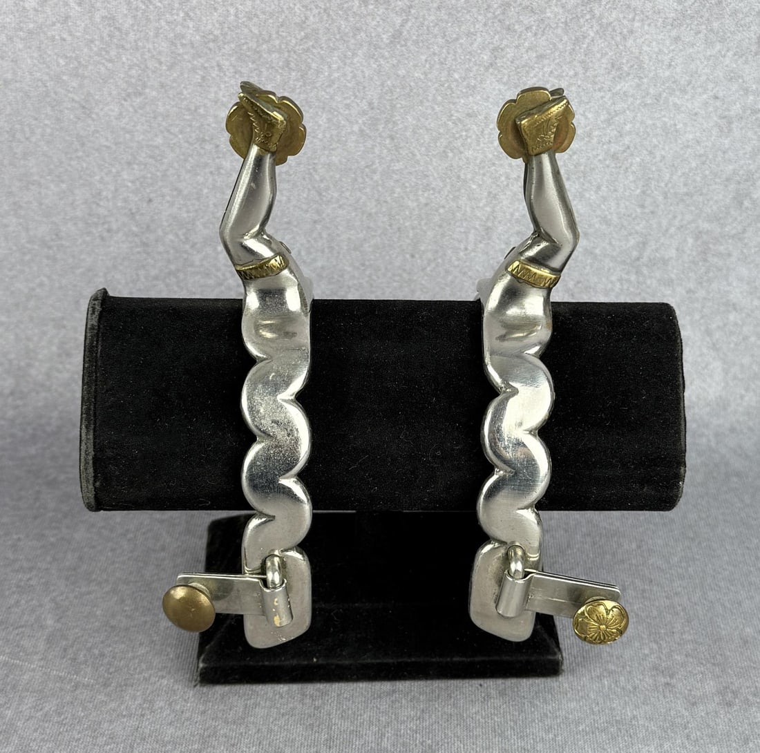 Fancy Lady Leg Montana Cowboy Spurs (1 of 5)