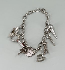 Sterling Silver Charm Bracelet
