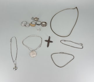 Collection of Sterling Silver Jewelry