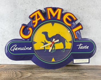 Camel Genuine Taste Cigarette Clock