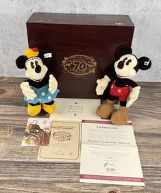 Steiff Mickey and Minnie Happy 70th Year Set