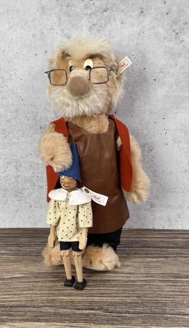 Steiff Disney Teddy Bear Convention Geppetto: New with tags.