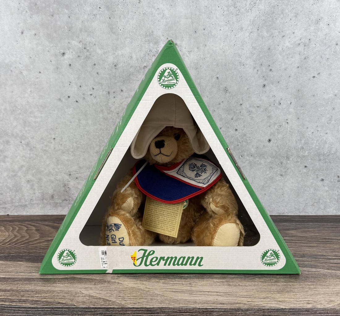 Hermann Dutch Girl Bear Teddy Bear: New in box.
