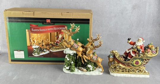 Member's Mark Santa Sleigh with Reindeers