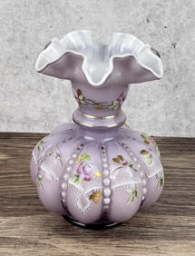 Fenton Glass 2002 Charleton Collection Vase