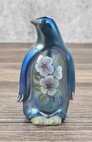 Fenton Glass Favrene Penguin Paperweight