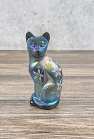 Fenton Glass Favrene 2002 Gift Shop Exclusive Cat