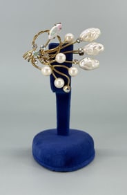 Austria Rhinestone Costume Jewelry Brooch
