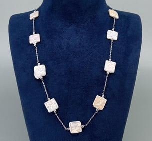 Sterling Silver Freshwater Pearl Necklace