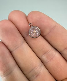 Human Kidney Stone Necklace Pendant