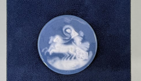 Glazed Porcelain Plaque