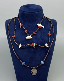 Zuni Heishi Fetish Necklaces