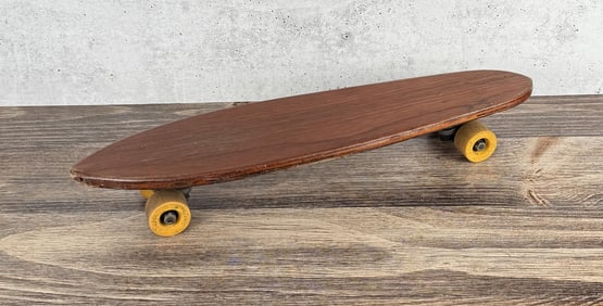Vintage Wood Super Surfer Skateboard