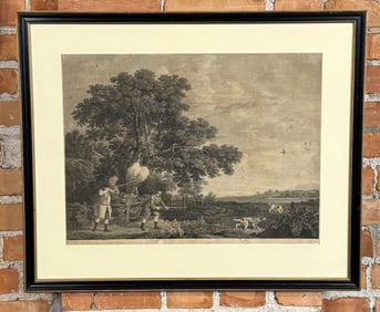 William Woollett Shooting Plate III Lithograph