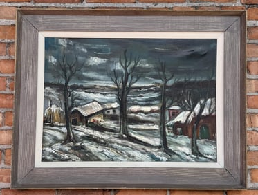 Jacques Mels Oil on Canvas Painting
