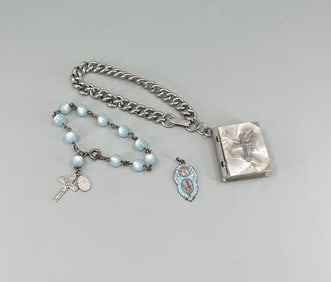 Collection Of Religious Costume Jewelry