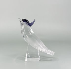 Lalique Pimlico Blue Jay Bird