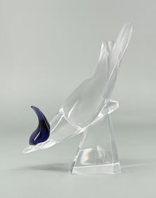 Lalique Pimlico Blue Jay Bird