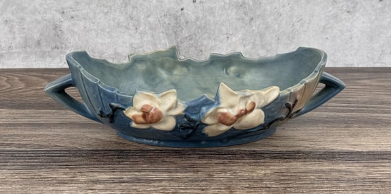 Roseville Pottery Magnolia Console Bowl 449-10