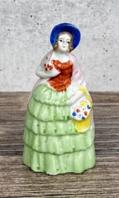 Occupied Japan Porcelain Servant Bell