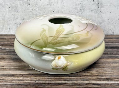 RS Prussia Porcelain Hair Receiver