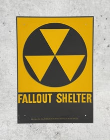 US Department of Defense Fallout Shelter Sign