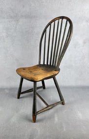 Antique Bamboo Windsor Child's Chair