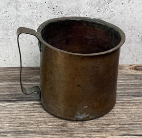 Large Hammered Copper Measure