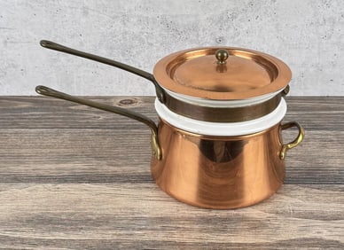 B&M Douro Copper Double Boiler