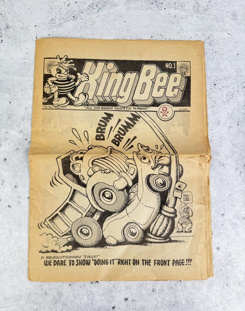 1969 King Bee No 1 Comic Zine Robert Crumb (1 of 6)