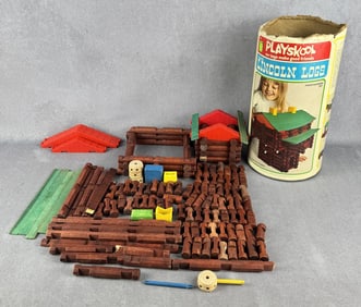 Collection of Playskool Lincoln Logs